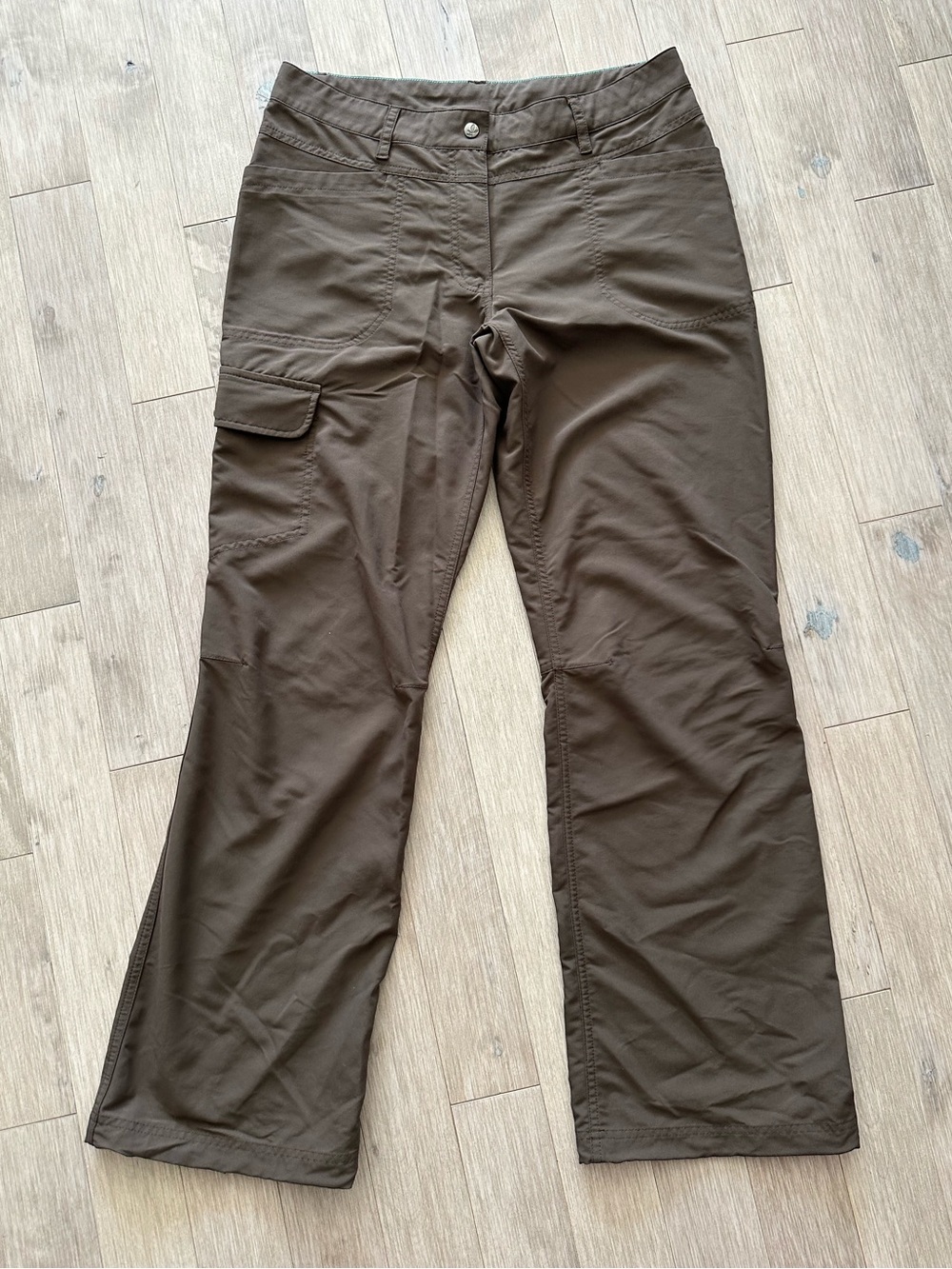 NWOT MEC Brown Chocolate Utility Jogger Pants with Cargo Pocket Size 10